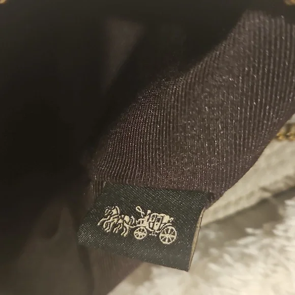 EUC Coach Ella Hobo With Starbursts Crystals And Rivets With New Coach Dusty - Picture 10 of 12